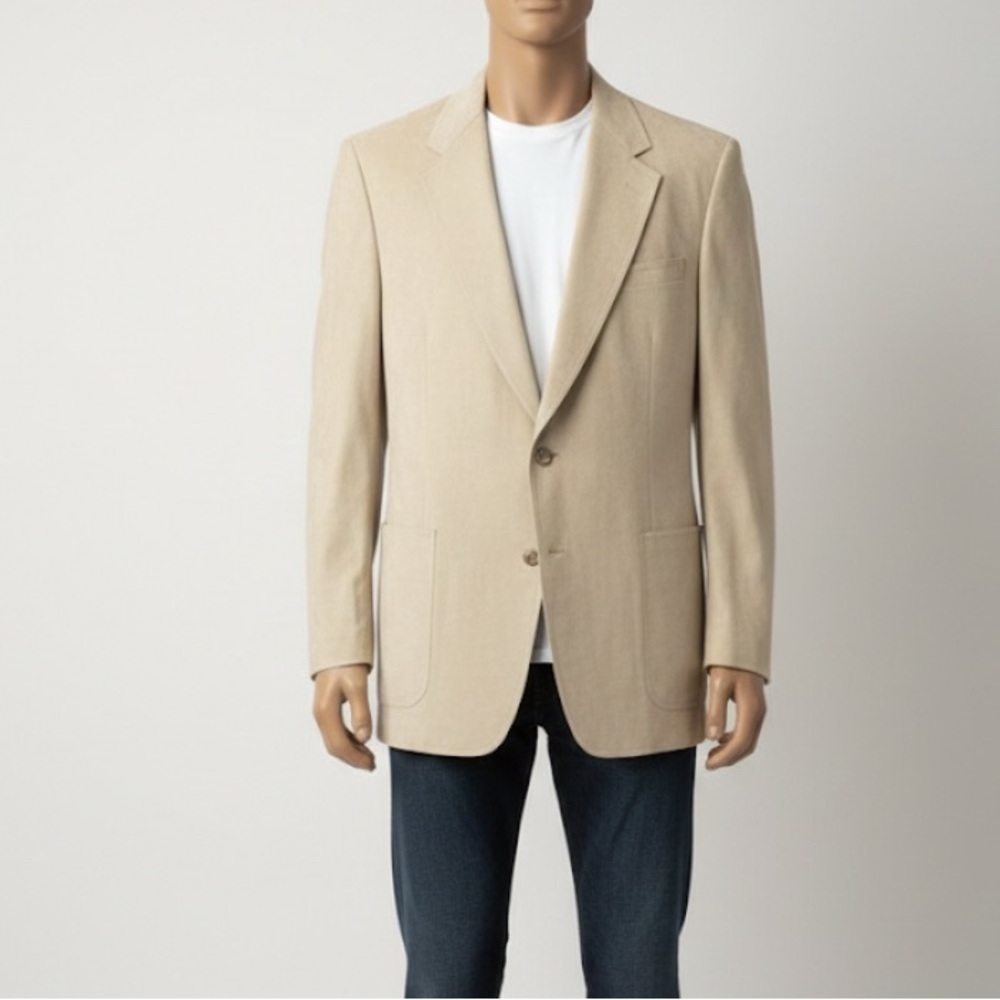 Hastings Beige Blazer • Men’s M • Oversized Women’s